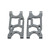 Metal Aluminium Rear Swing Arm for Wltoys 144001 124018 124019 1/14 RC Car Upgrade PartsTitanium Color