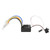 60A RC Brushless Motor ESC Waterproof ESC Replacement Accessories for 1/10 RC Car Boat Black