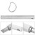 Silver Alloy Club Head Tip Cleaning Knife Groove Cleaner Golf Sharpener Accessories Tools Device