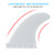 Tri Fin Thruster Set Nylon Plastic Surfboard Fins FCS Fins Surfboard G5