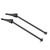 2Pcs RC Car Steel Front Rear CVD Drive Shaft for Losi 1/10 Lasernut U4 Tenacity Off Road Vehicle