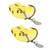 2 pcs 5.5cm/11g Colorful Sequin Artificial Frog Fishing Lures Hard Baits with Hooks Fish Tackle Accessories5#