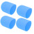 4pcs Motor Cover Protective Dust Proof Moisture Proof Soft Cap Accessories for FPV Combo Drone(Blue )