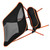Outdoor Folding Beach Chair Portable Mesh Back Aluminum Alloy Rack Camping Chair for Fishing Orange