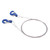 2pcs RC Metal Trailer Hook Aluminum Alloy Steel Rope Lightweight Compact RC Chain Hook for SCX10 D90 TRX4 Blue
