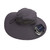 Solar Fan Hat Large Brim Quick Dry Breathable 3 Speeds Wind Long Battery Life Men Sun Hat Solar Fan Fishing Hat Dark Gray