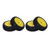 4pcs RC Rubber Tires Strong Grip High Abrasion Resistance Flexible 17mm Wheels for Redcat Yellow