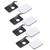 4 Sets Archery Arrow Rest Recurve Bow Plastic Right Hand Hunting Accessories