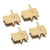 Mountain Bike Disc Brake Pads Full Metal Copper Base Bicycle Brake Pads for Urban Rural Roads MJ02A