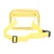 Clear Sling Bag Waterproof Large Capacity Adjustable Strap Transparent PVC Chest Waist Pack for Sports Travel Yellow