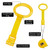 4 Pcs Baby Stand Up Walker Tool Rings Baby Pull Rings for Playpen Baby Crib Hooks Baby Training Ring Baby Bed Rings