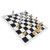 International Chess Set Wearproof International Chess Pieces Board Set with Storage Iron Box for Family Party Travel Gold Box