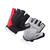 1 Pair Half Finger Cycling Gloves Breathable Shock Absorbing Women Men Fingerless Bike Gloves for Outdoor Fitness Riding M Red