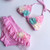 Kid Swimsuit Toddler Girls' Swimwear Bathing Suit 2 Pieces Baby Bikini Flowers Summer Beach Outfits Flower S 9‑12.5kg