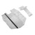 RC Car Front and Chassis Skid Plate Armor Stainless Steel RC Chassis Guard Armor Plate for YIKONG DF7 1/7 Short Truck