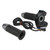 Electric Bike Handlebar Throttle Twist Grip Plastic Twist Throttle Accelerator Handle Grip with Display Green Screen Rocket Lock