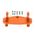 Aluminum Alloy Steering Servo Mount Bracket Base for 1/8 Losi LMT Truck Modification PartsOrange