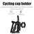Bicycle Bottle Holder 360 Degree Rotating Water Bottle Cages for Bikes Adjustable Bicycle Bottle Holder with Adapter for Road Bike Mountain Bikes Pushchairs