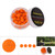 30Pcs/Lot Carp Fishing Foam Pop Up Soft Pellets Baits Floating Lure (Orange 12mm)