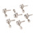 6PCS Guitar Locking Tuners Tuning Pegs Vintage Electric Guitar Machine Heads Tuning Keys Set for Left Handed Acoustic Guitar