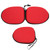 Headphone Case EVA Shell Headset Travel Storage Bag Carrying Pouch for MDRXB450 950AP(Red )