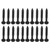 20 Pcs Pickup Mounting Screws Metal High Strength Replacement Electric Guitar Bass Pickup Screw Black