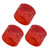 3Pcs Electric Guitar Knob String Potentiometer Controller Instrument Accessory Set Kit Red