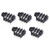 5Pcs Stereo Jack Socket 6.35mm 6P Microphone Connector Pickup Jack Socket for Replacement Forward