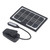 Clip On Solar Desk Lamp Rechargeable Multifunctional Split Type Portable Solar Book Light