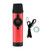 Kazoo Professional Aluminum Adjustable Tone Musical Instrument with 5Pcs Flute Diaphragm for Kids Red