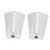 2Pcs Drum Lug Bass Chrome Color Iron Musical Instrument Maintenancing Accessories WC703