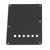 2Pcs Electric Guitar Back Cover Plate 6 Holes Robust Exquisite Looking Guitar Pickguard Backplate Black
