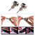 2pcs Guitar Strap Locks Metal Security Quick Release Strap Buttons Retainer Silver for Acoustic Electric Guitars Bass