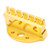 Guitar String Locking Nut Metal Guitars Accessory Corrosion Resistant with Mounting ScrewsGold