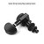 Alloy Metal Electric Guitar Machine Heads Knobs String Tuning Peg Locking Tuners Pack of 6 Pieces 3L3R with Mounting Screws and Ferrules Black