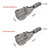 600D Water-resistant Oxford Cloth Newspaper Style Double Stitched Padded Straps Gig Bag Guitar Carrying Case for 40Inchs Acoustic Classic Folk Guitar