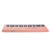 54 Key Keyboard Piano Smoothly Plastic Keyboard Piano Portable Dual Power Supply System Electric Piano Keyboard with Microphone for Kids Roseate