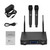 U2 UHF Wireless Microphone System 2 Handheld Mics & 1 Receiver with LCD Display for Karaoke Home Entertainment Business Meeting Speech Classroom Teaching