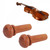 2Pcs High Quality Jujube Wood Violin Tail Endpin Musical Instrument Accessories(Type B)