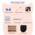17-Key Cute Thumb Piano  Transparent Acrylic C Tone with Carry Bag Stickers Tuning Hammer Finger Protector Cleaning Cloth Musical Gift