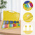 25 Notes Glockenspiel Xylophone Colorful Metal Keys Percussion Rhythm Musical Instrument with 2 Mallets Handheld Case Gift for Beginners Students