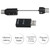 M-VAVE MS1 Mini Wireless Transmission System MIDI System MIDI Wireless Adapter Plug and Play Support for Devices with MIDI Interface