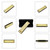 IRIN Lightweight Gold Metal 10 Holes Harmonica Musical Instruments(Gold)