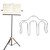 2PCs Music Page Holder Book Clip Musical Instrument Accessories  M Type Iron Lightweight(Silver )