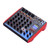 AG-6 Portable 6-Channel Mixing Console Digital Audio Mixer +48V Phantom Power Supports BT/USB/MP3 Connection for Music Recording DJ Network Live Broadcast Karaoke