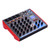 AG-6 Portable 6-Channel Mixing Console Digital Audio Mixer +48V Phantom Power Supports BT/USB/MP3 Connection for Music Recording DJ Network Live Broadcast Karaoke