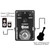 Dolamo T-Drive Phase Guitar Effects Pedal Width/Feedback/Speed DC 9V 6.35mm Input/Output Interface Electric Guitar Classic Analogue Phaser Effector with True Bypass Aluminum Alloy Casing