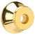 2Pcs Guitar Strap Lock Buttons Metal End Pins Set Mounting Screws Wool Washers Modern Design for Bass Ukulele Gold