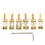 Electric Guitar Bridge Saddles Metal Golden Guitars Accessories with Screws Springs Wrench