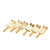 Electric Guitar Bridge Saddles Metal Golden Guitars Accessories with Screws Springs Wrench